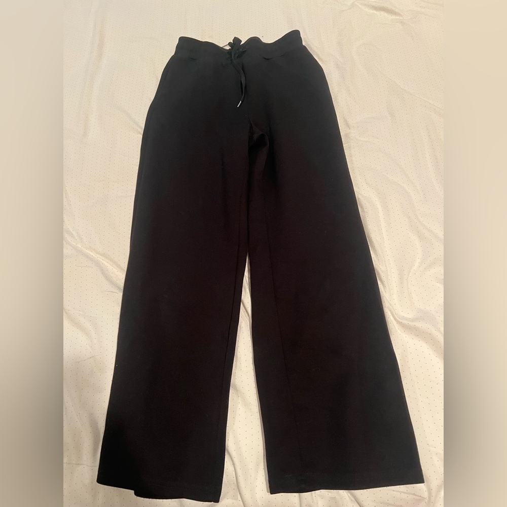 Black Wide-Leg Pants
